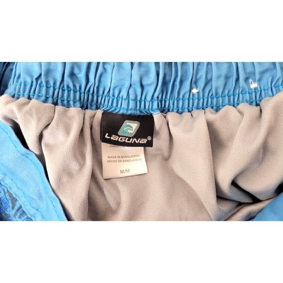 Laguna Tropical Print Men's Swim Trunks - Picture 3 of 3